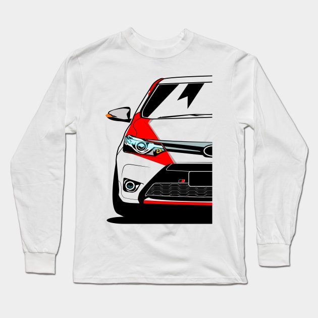 Vios GR Gazoo Racing Long Sleeve T-Shirt by gaplexio